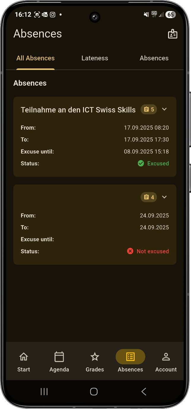 Absences